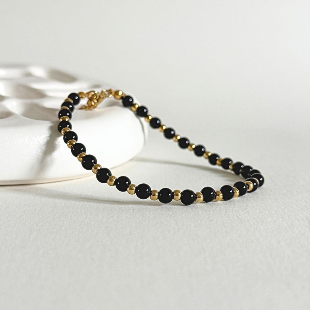 bransoletka onyx 23 cm