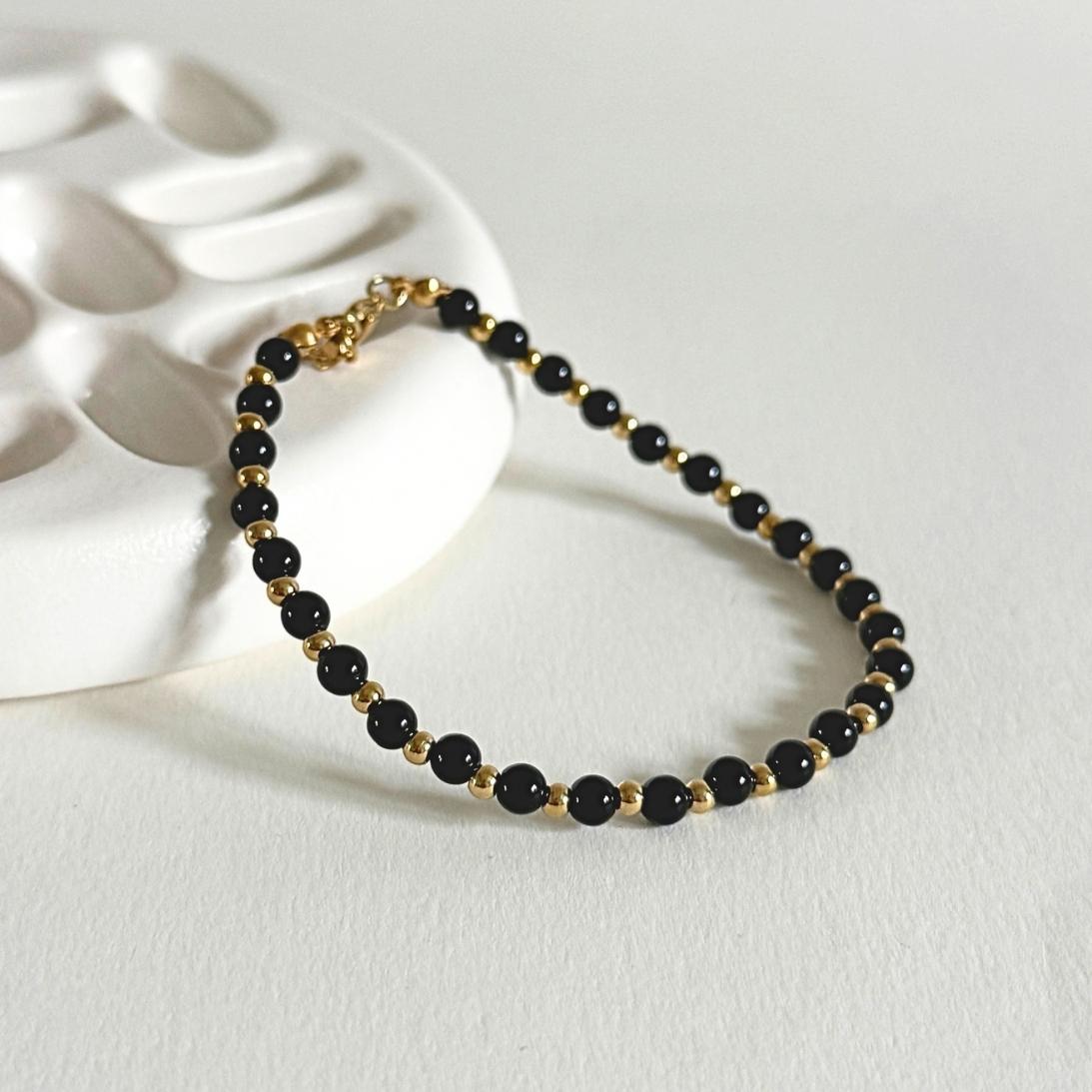 bransoletka onyx 23 cm